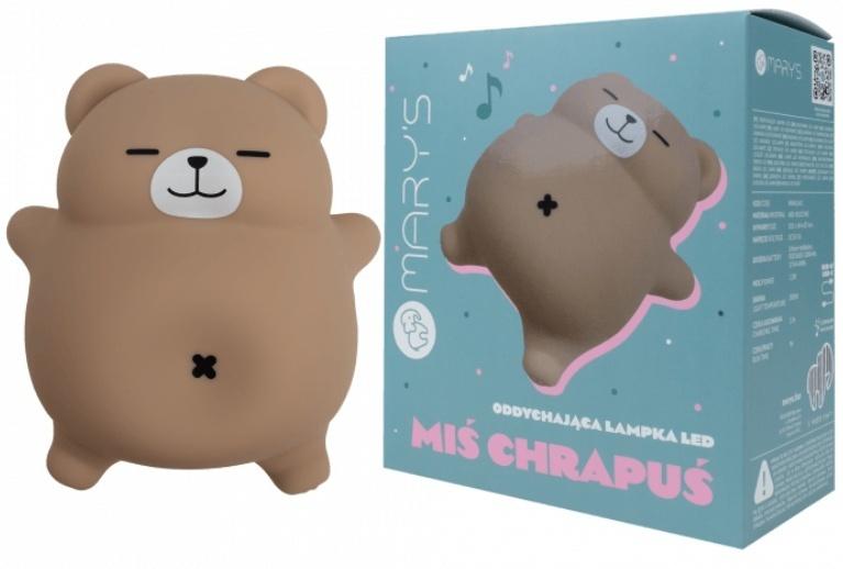 Atmende Led-lampe Teddybär-schnarcher