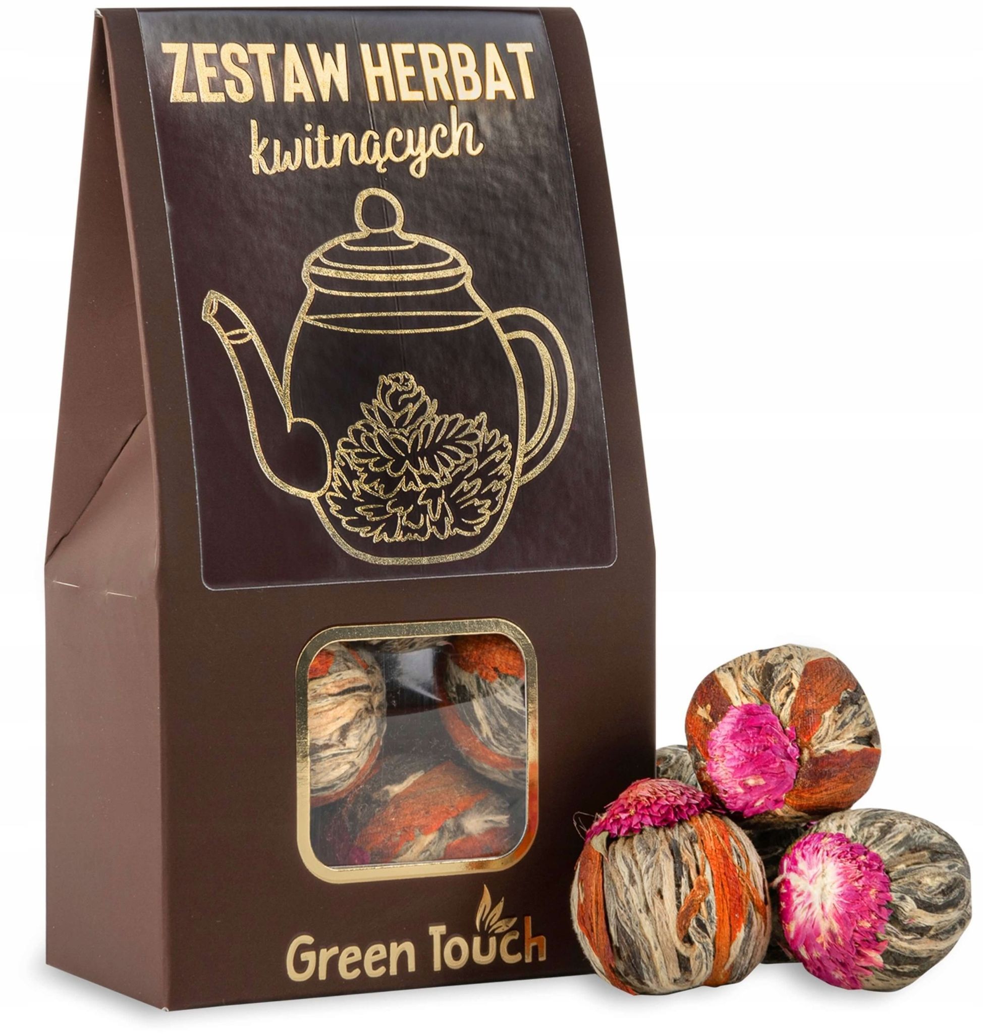 Set Mit 5 Blütentees In Einer Geschenkbox