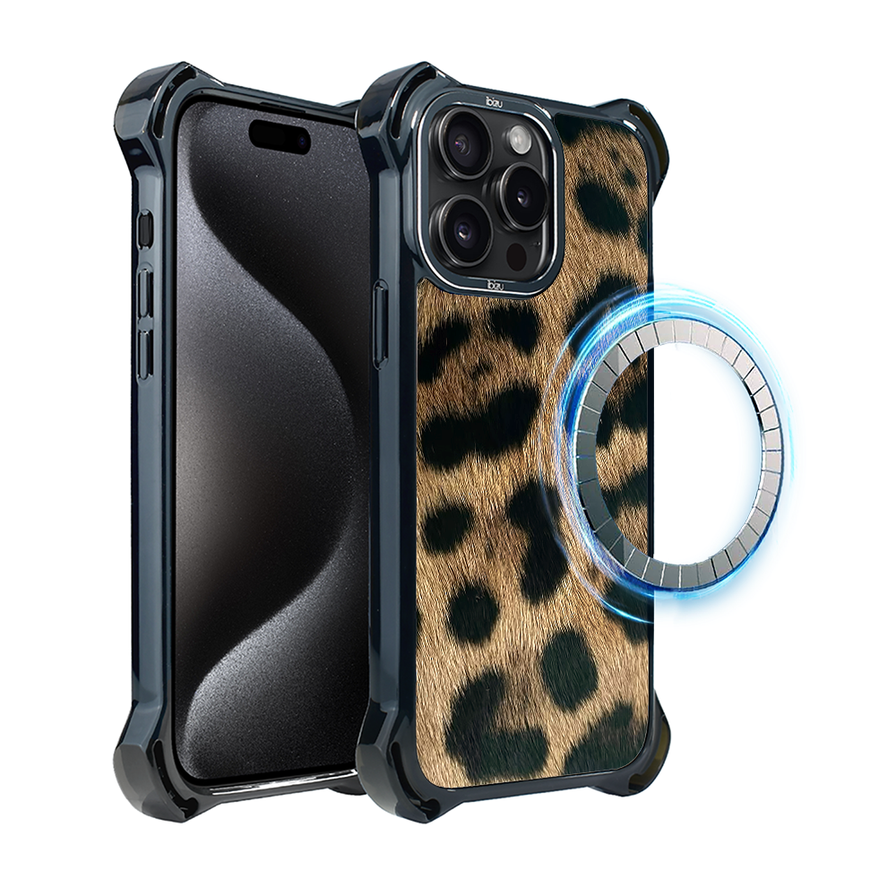 Iphone 15 Pro Ibizu Dropguard Ultra Hülle Mit Magsafe, Call Of The Wild, Leopard
