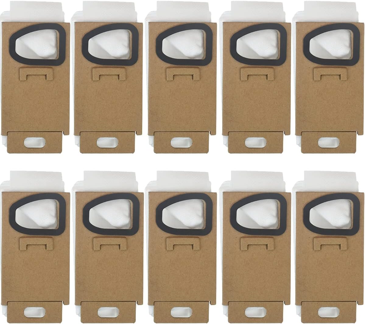 Lot De 10 Sacs À Poussière De Rechange Pour Aspirateurs Xiaomi Roborock H7 Et H6
