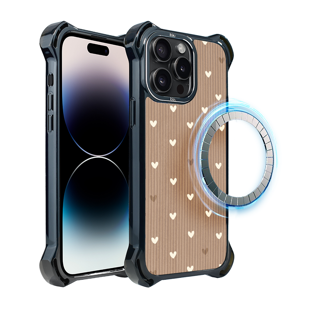 Iphone 14 Pro Ibizu Dropguard Ultra Hülle Mit Magsafe, Boho, Powder Hearts