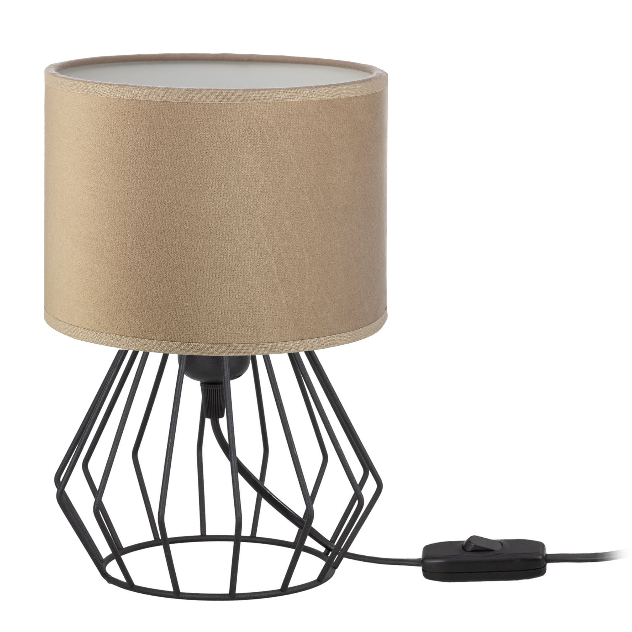 Tornado Amb Samt-cappuccino-lampe