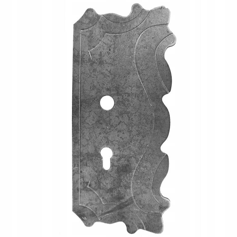 Rechte Platte, 72 Lochabstand, Geschmiedete Elemente 63.110.72 H305xl135 4mm