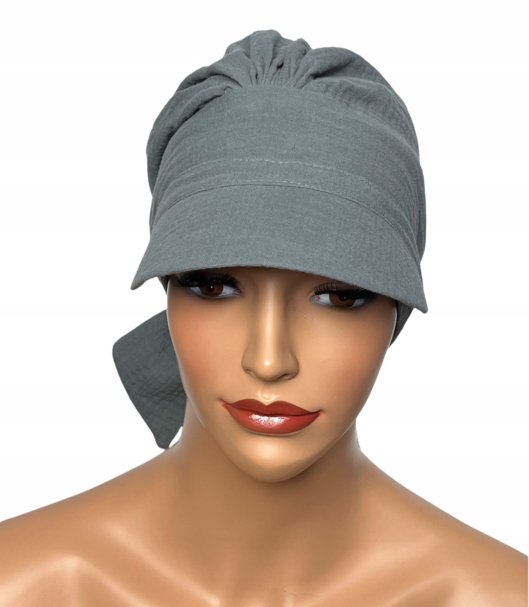 Tess Turban Mit Visier 068 Musselinschal Ohne Muster Auch Nach Der Chemotherapie