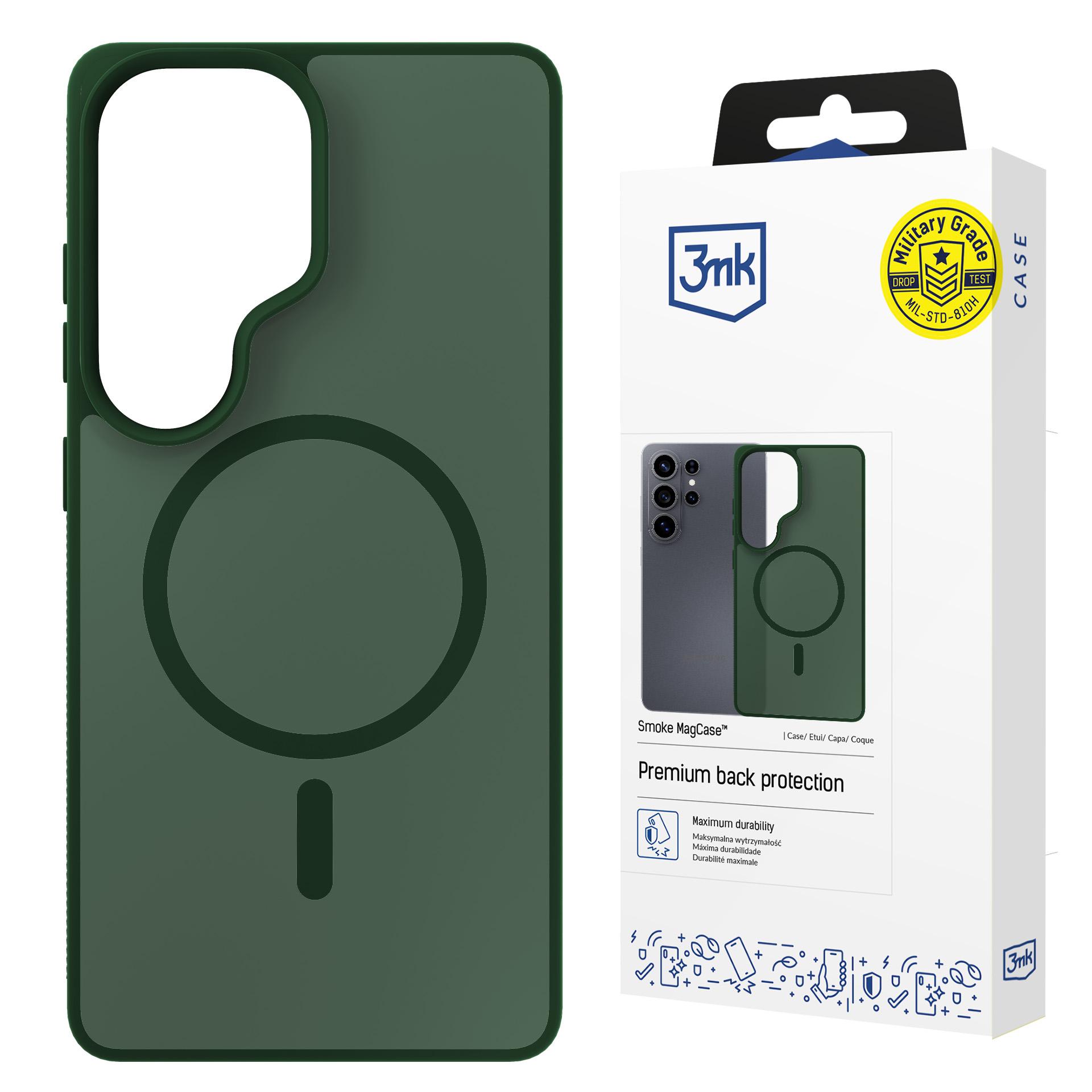 Samsung Galaxy S26 Ultra - 3mk Smoke Magcase Grün