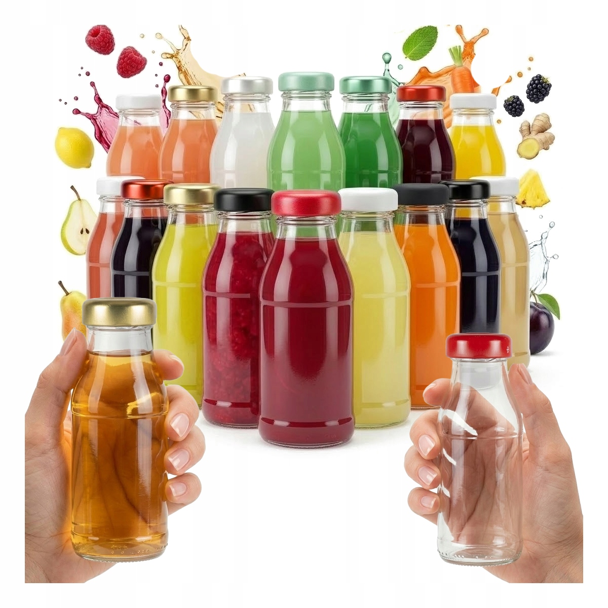 100 Glasflaschen Für Saft, 125-ml-honigglas Für Saft
