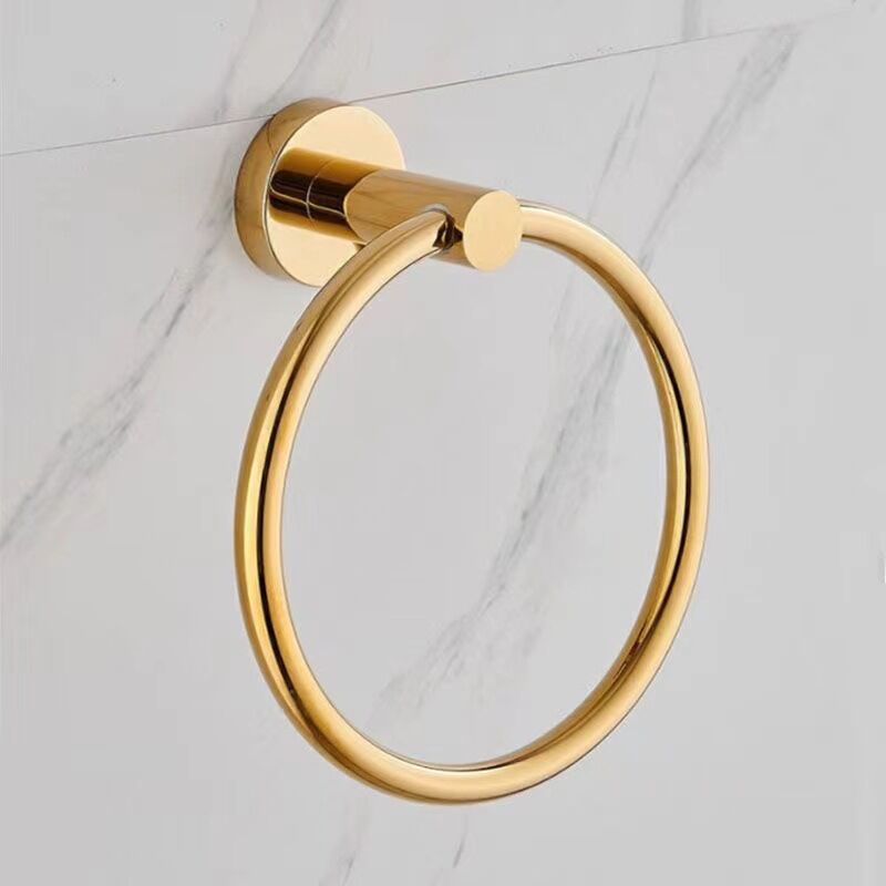 Handtuchhalter (gold) Badezimmer-set Handtuchringhalter