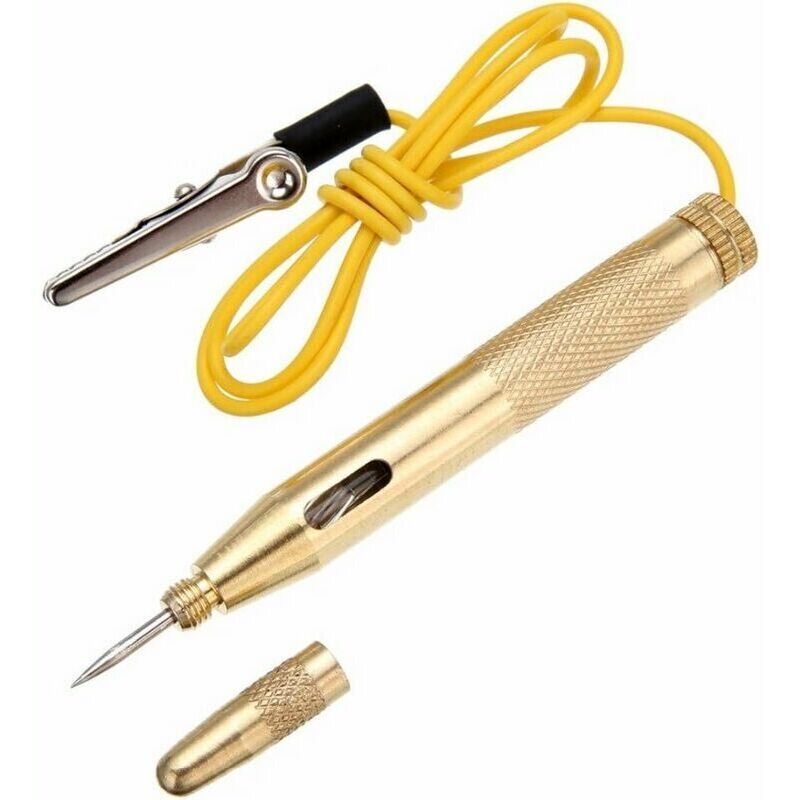 Spannungsprüfstift Für Pkw Und Lkw, Dc 6v/12v/24v, Gold, Fonepro