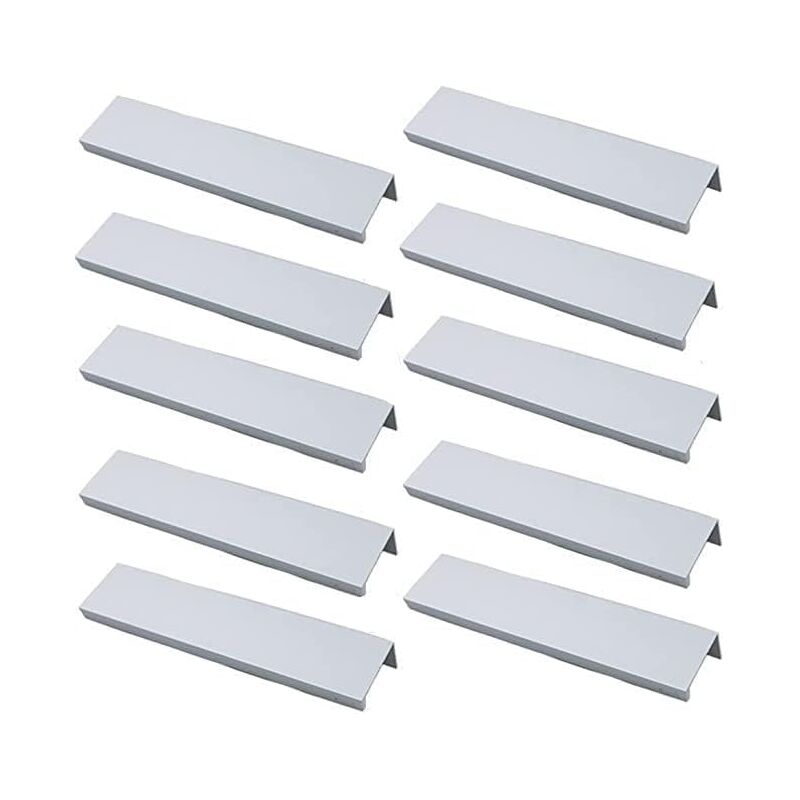 (weiß) 10er-pack Goldene Möbelgriffe – Unsichtbare Griffe, Goldene Küchenmöbelgriffe, Goldene Möbelgriffe Aus Aluminiumlegierung, Mittenabstand 160 Mm