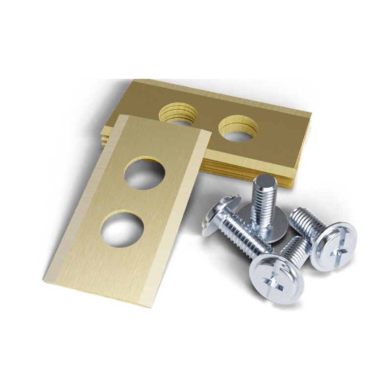 36 X 18 Mm, (18 Stück), Klingenstärke 1 Mm, Ersatzklinge Aus Goldenem Edelstahl Mit Doppeltem Loch, Passend Für Tone-klingen