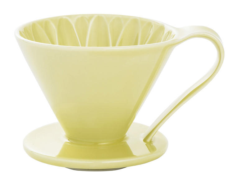 Keramik-tropfkaffeemaschine - Arita Cup4 Gelb Cfd-4ye