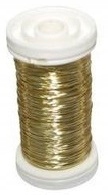 Gerader Blumendraht, Goldfarben, 1 Stück.