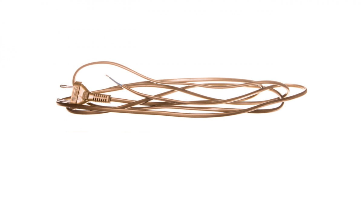 Anschlusskabel Ohne Schalter 250 Cm Gold Sp-250/2x0.75/-zlo Yns10000457