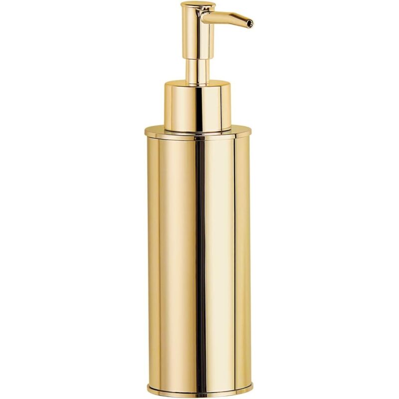 Runder, Goldener Standseifenspender (300 Ml), Shampoo-spender Für Bad, Küche, Wc
