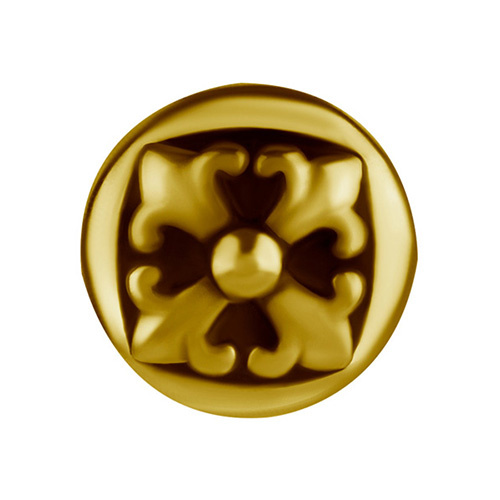 18-karätige Goldnuss - Ornament - Gd18k-012