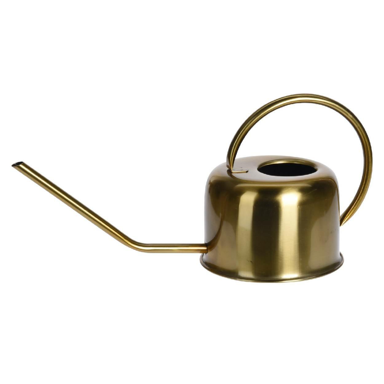 Goldene Edelstahl-gießkanne 1l