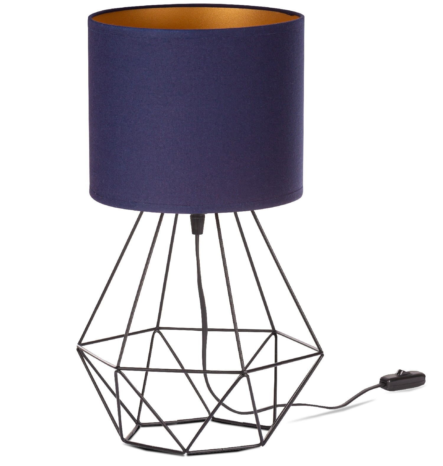 Tornado Asb Lampe, Marineblau Und Gold