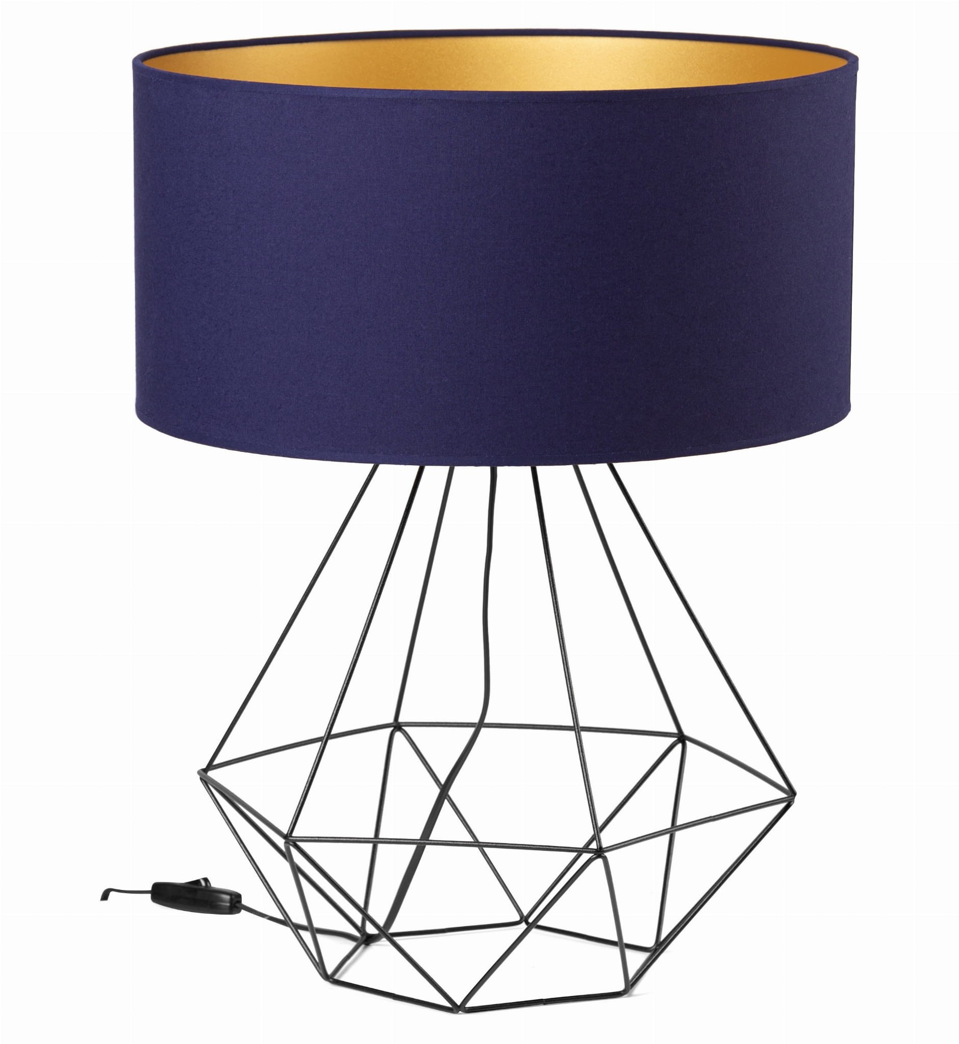 Tornado Adb Lampe Marineblau Und Gold