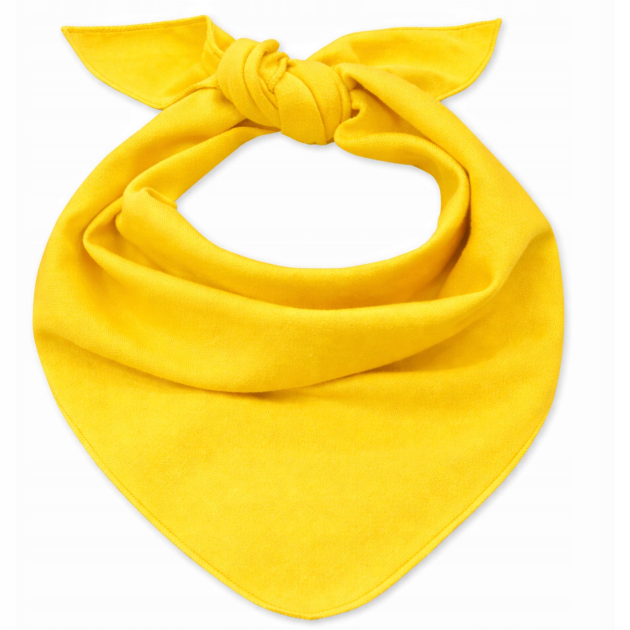 Dreieckiges Halstuch, Baumwoll-bandana, Gelb