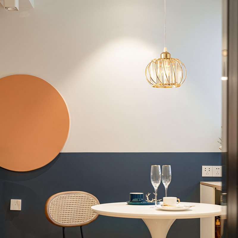 Retro-kronleuchter Aus Schmiedeeisen In Modernem Und Kreativem Stil, Schwingend, Geeignet Für Restaurants, Bekleidungsgeschäfte, Cafés Und Schaufenster. Leuchtmittel Nicht Enthalten. Einflammiger, Kle