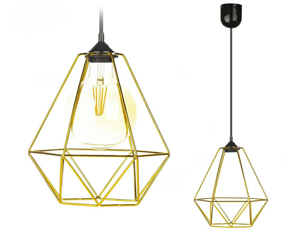 Paris Diamond Hängelampe 24 Cm Gold