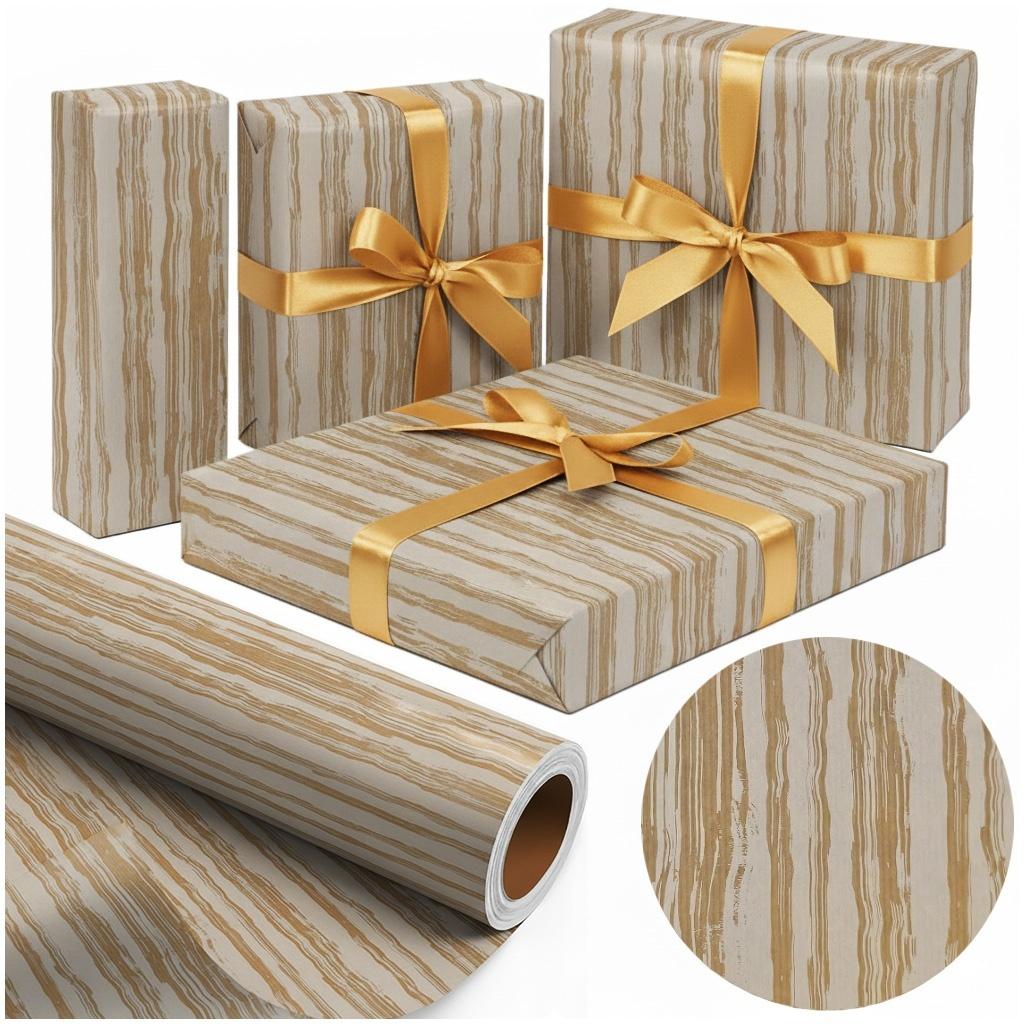 Dekoratives Papier Gold Kraft X-strong 38cmx20m