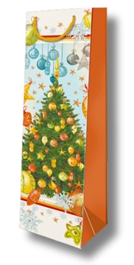 Dekorative Tasche Weihnachten Bn Weihnachtsbaum Goldene Flasche
