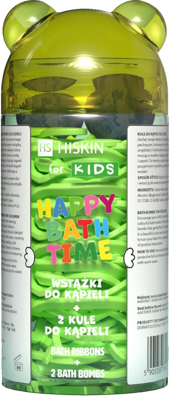 Hiskin For Kids Happy Bath Time Schleifen Und 2 Badebomben