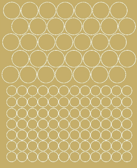 Fahrradhelmaufkleber Mit Polka-dots, 119 Stück, Goldglänzend