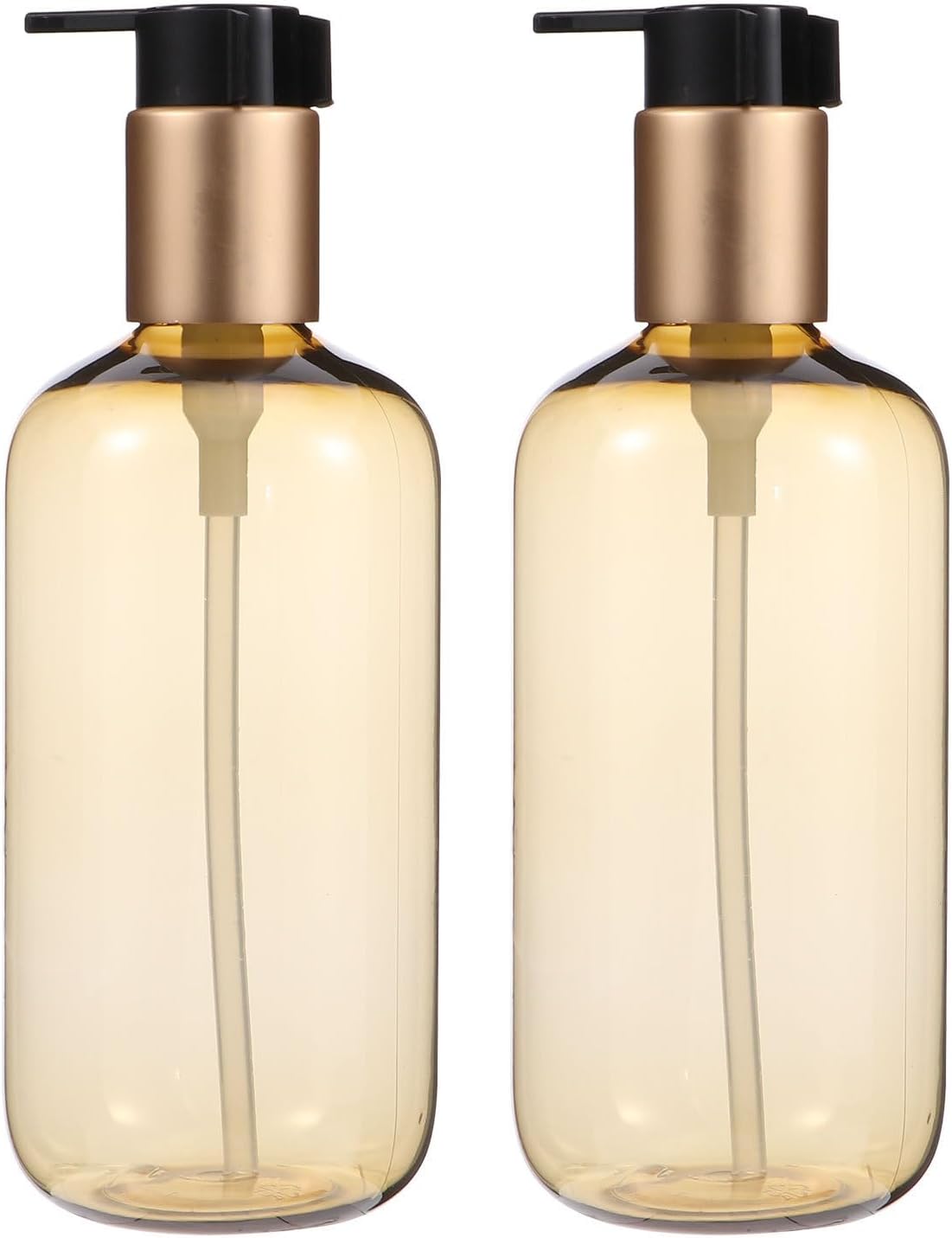 Nachfüllbare Pumpspender Leicht Zu Befüllen 300ml Aus Kunststoff 2 Stück In Gold Für Flüssigseifen Und Lotionen Für Camping Und Reisen