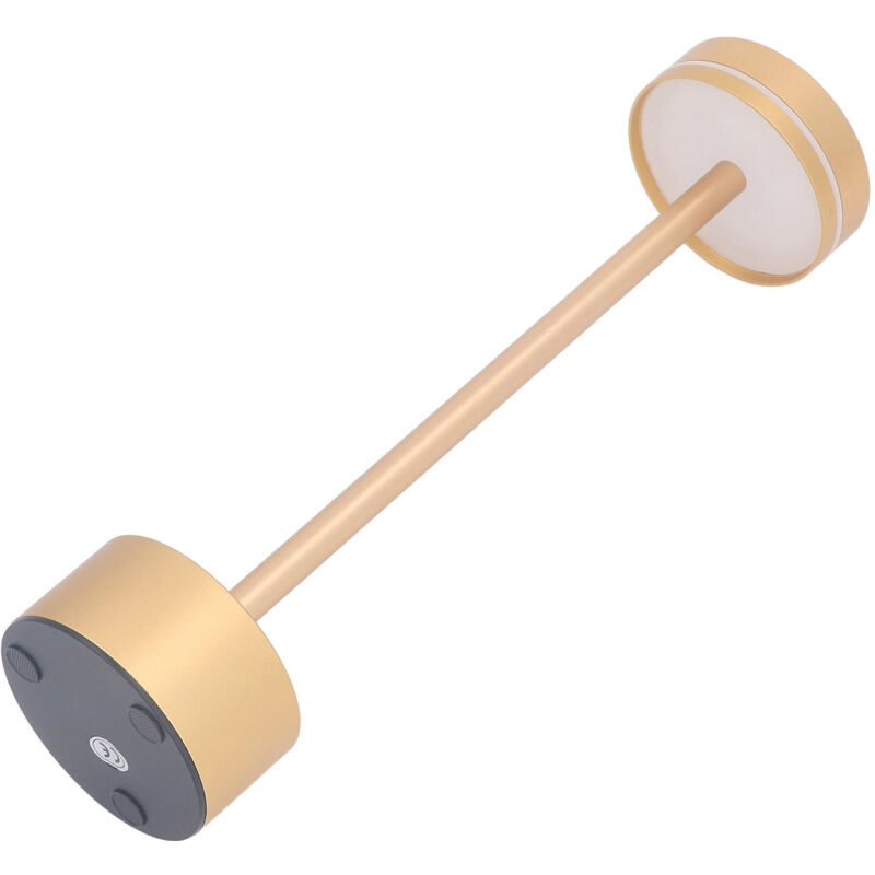 Kabellose 3-farben-tischleuchte, Wiederaufladbare Led-schreibtischlampe Mit Touch-steuerung Für Zuhause, Schlafzimmer, Büro, Gold