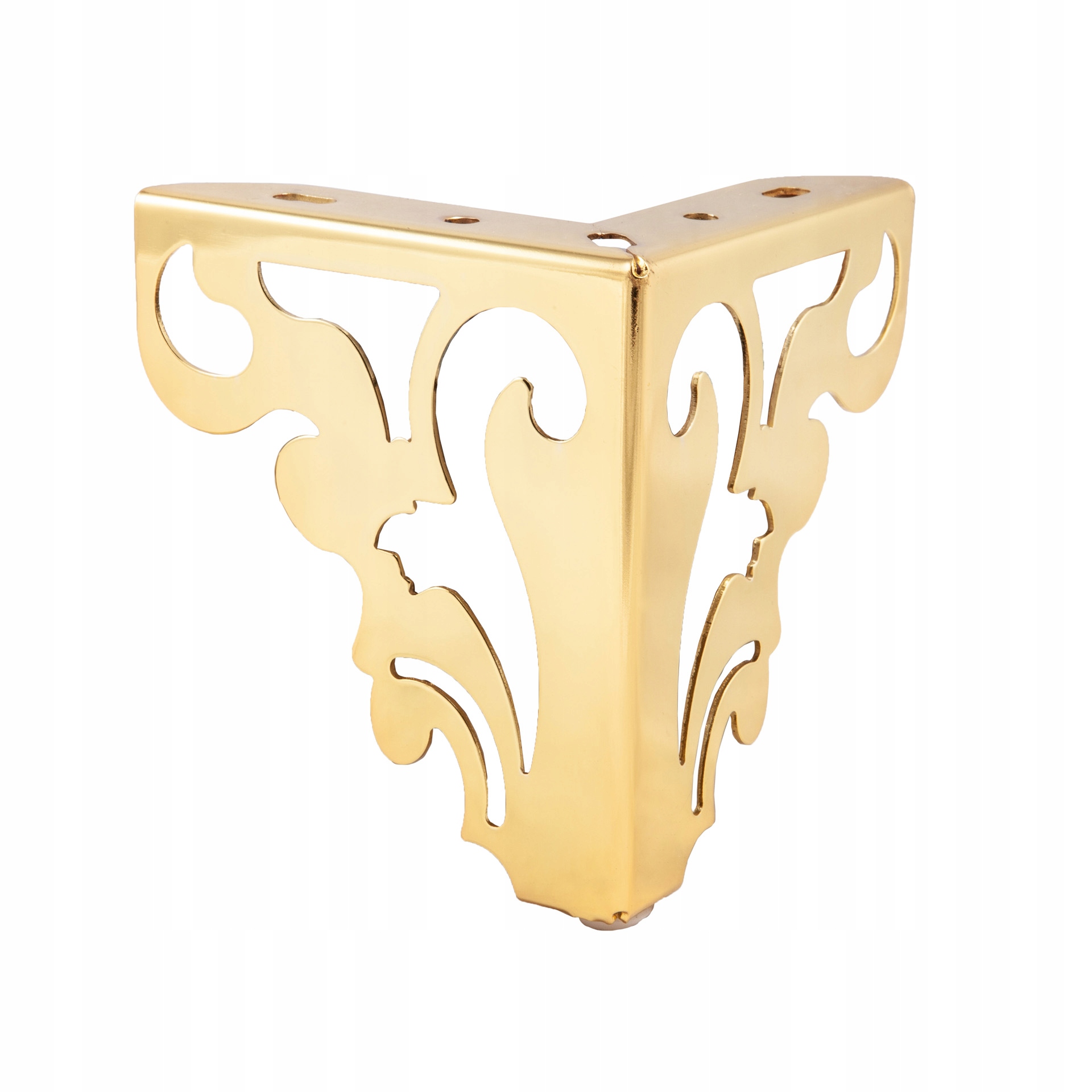 Möbelbein, Höhe 12 Cm, Gold