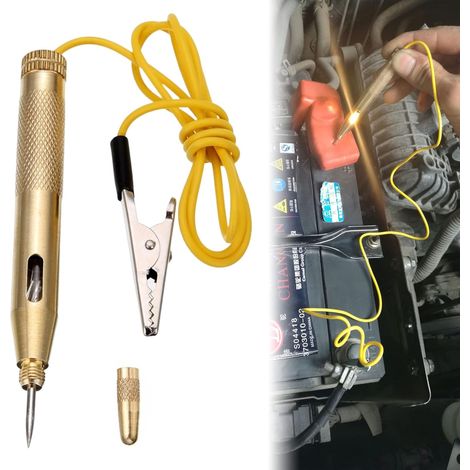 Kfz-stromkreisprüferstift (6v/12v/24v), Spannungsprüferstift, Stromkreisprüfer, Lichtstromkreisprüfer Für Pkw Und Lkw