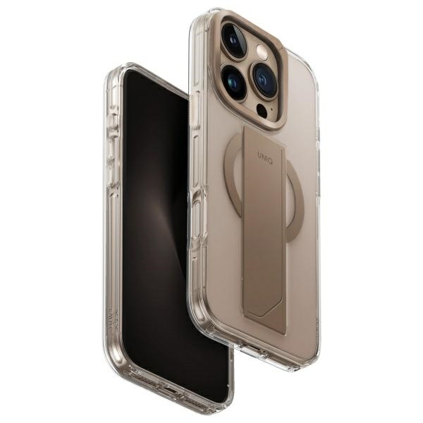 Uniq Heldro Max Iphone 16 Pro 6,3" Magclick Ladehülle Gold/taupe
