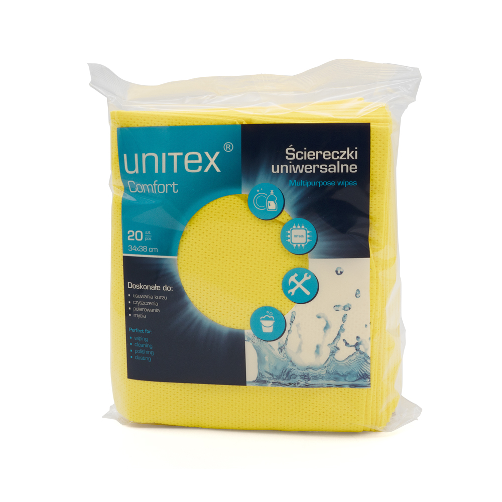 Unitex Gelbes Tuch, 20er-packung
