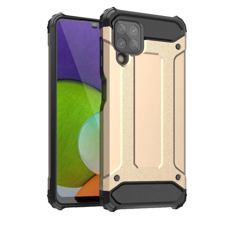 Hybrid Armor Schutzhülle Für Samsung Galaxy A22 4g, Gold