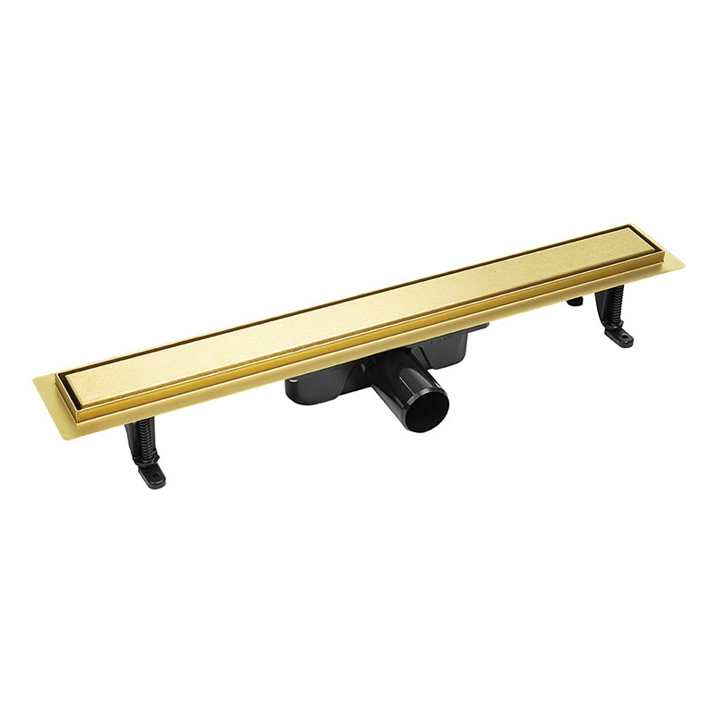Lineare Entwässerung 100 Cm Low Basso Gold