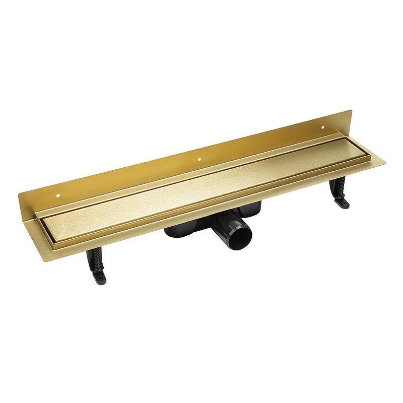 Lineare Ablaufrinne 50 Cm, Wandmontage, Gold