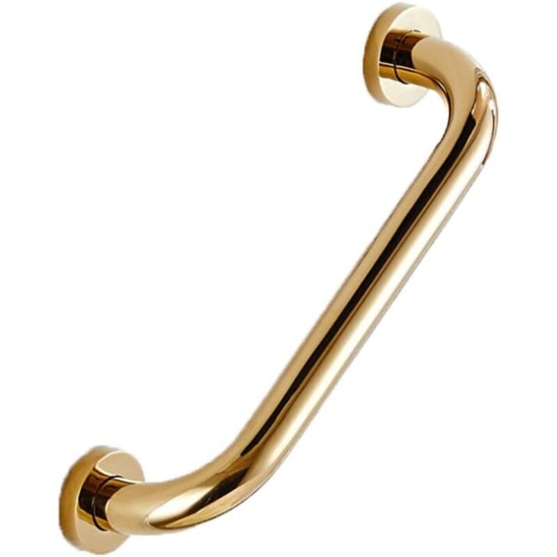 Haltegriff Aus Vergoldetem Messing Fürs Badezimmer – Duschstange, Sicherheitsgriff, Wandmontage, 30 Cm