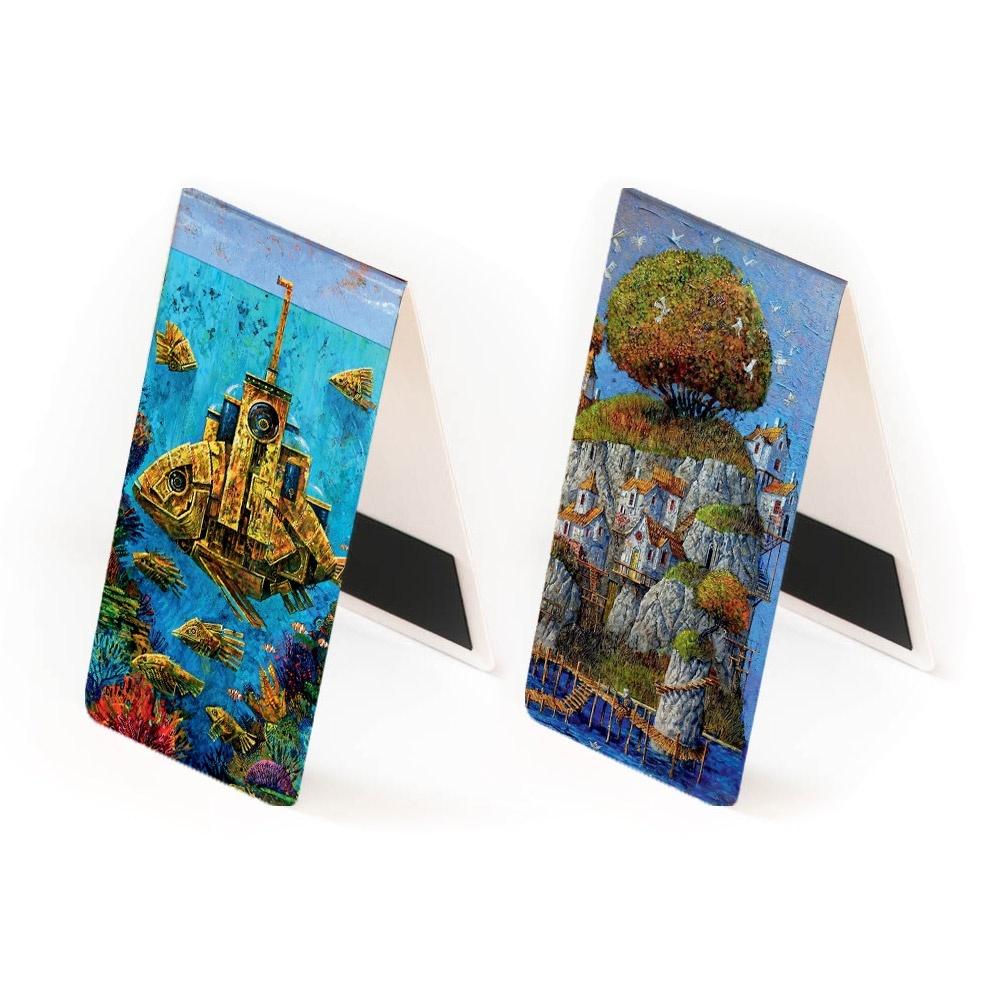 Magnetisches Lesezeichen – Baum Der Flieger / Golden...
