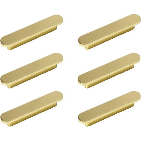 Stück Gebürstete Messinggriffe Für Küchenschränke, Goldene Schrankgriffe, Gebürstete Messing-möbelgriffe, 96 Mm Lochabstand