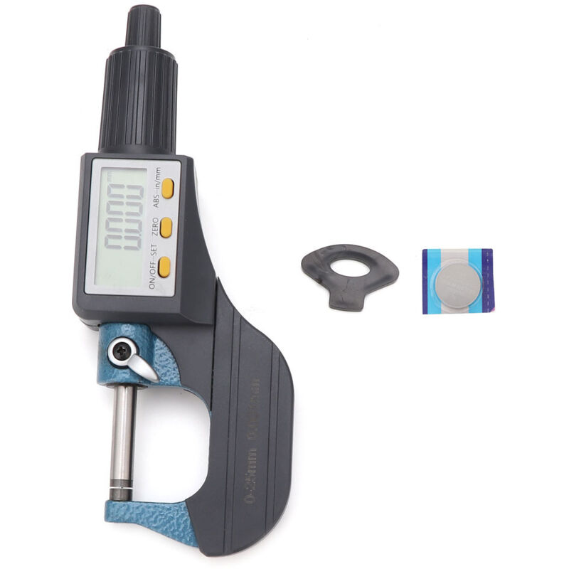 Digitales Mikrometer Aus Chromlegierung Mit Anzeige, Auflösung 0,001 Mm Und Geringem Fehler (0,25 Mm)