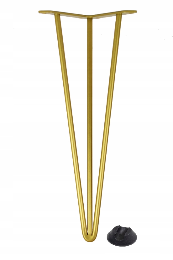 Metallbein Für Einen Blitztisch (3 Stangen) 410 Mm Hairpin Loft Gold Aks