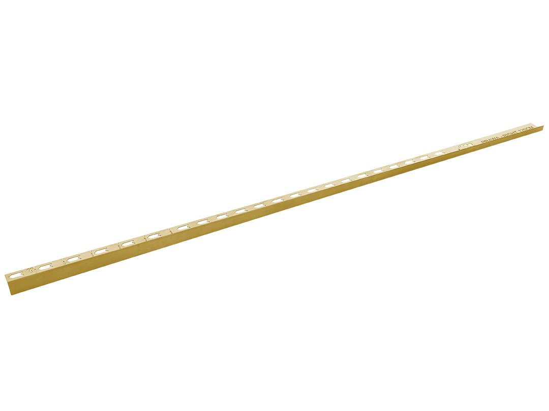 Goldene Lineare Entwässerungsrinne Mit Gefälle – Rechts 120 Cm