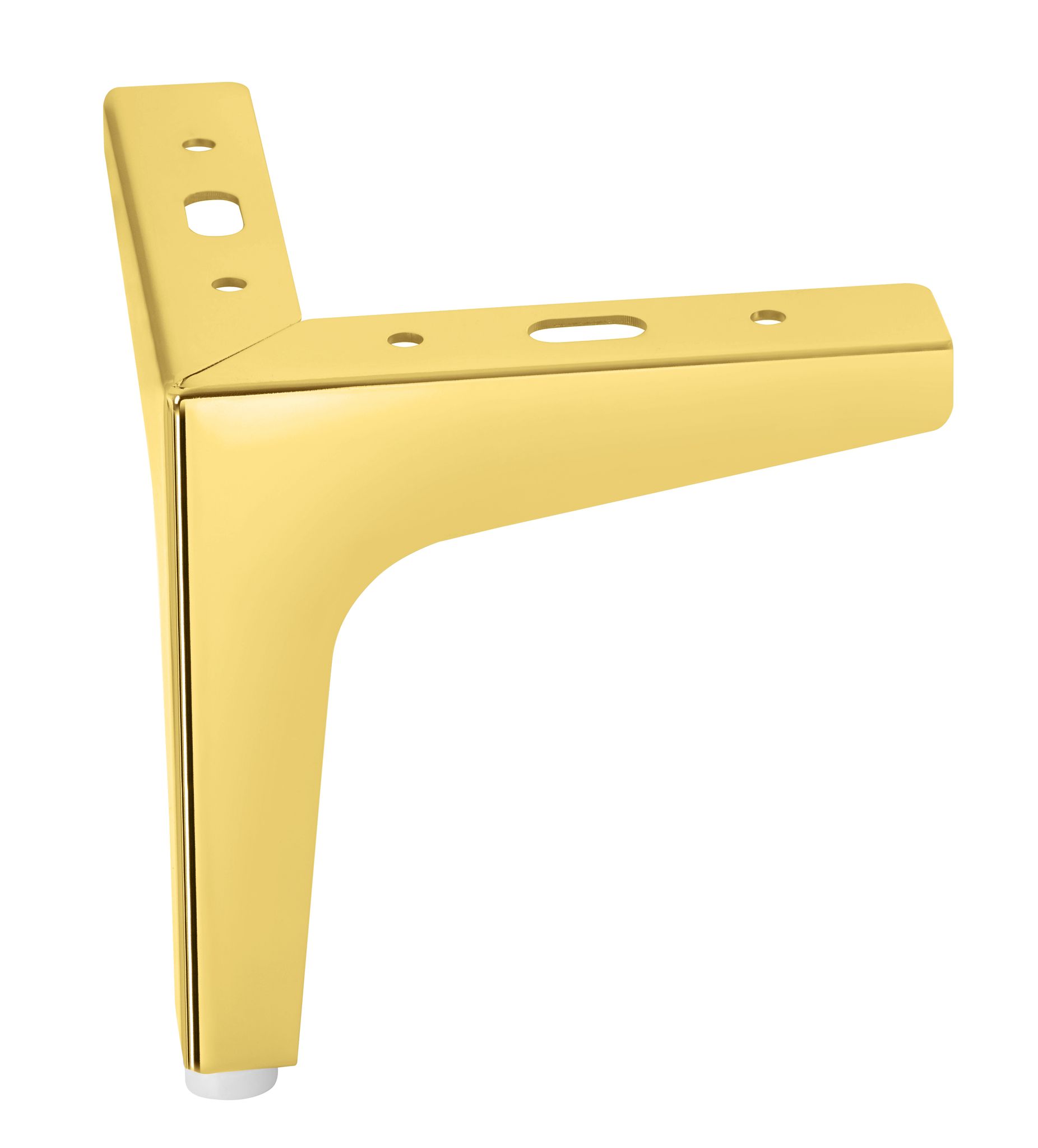 Möbelfuß Für Bett, Couch, Sofa, Schrank, Goldfarben, Robust, Sl027a. Möbelfußanker Für Bett, Couch, Sofa, Schrank, Goldfarben, 10 Cm, Stabil, Loftartig.