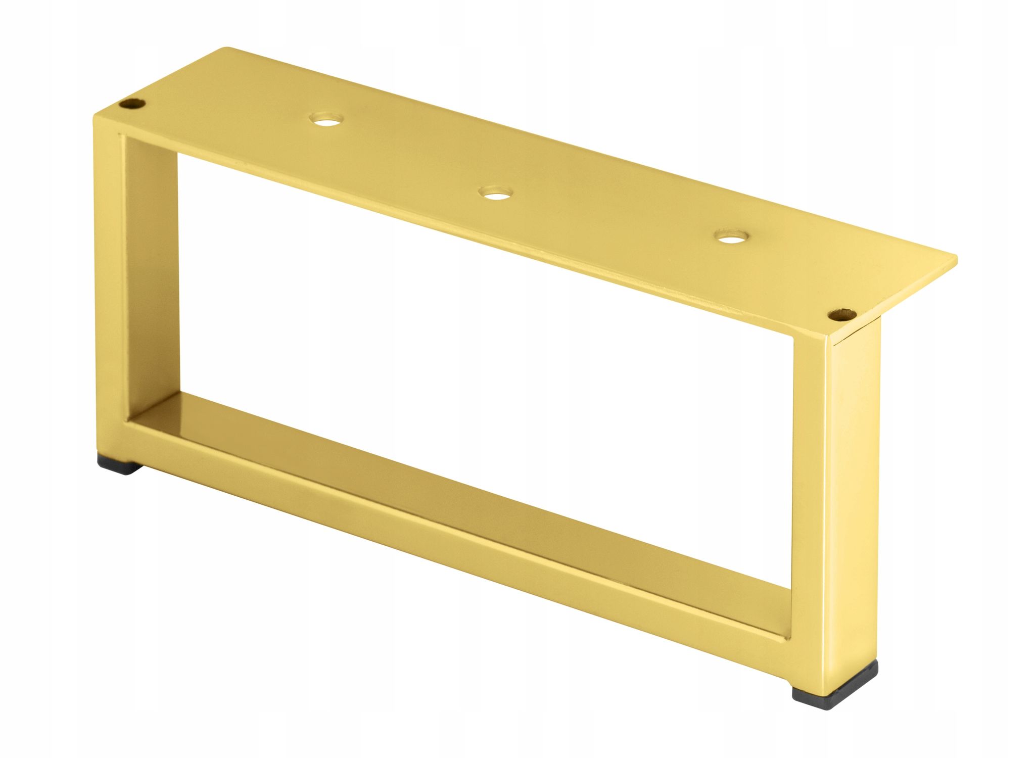 Möbelbein, Bettfuß, Goldfarben, Loft-stil, Industriestil, 20 X 8,7 Cm, Höhe 87 Cm