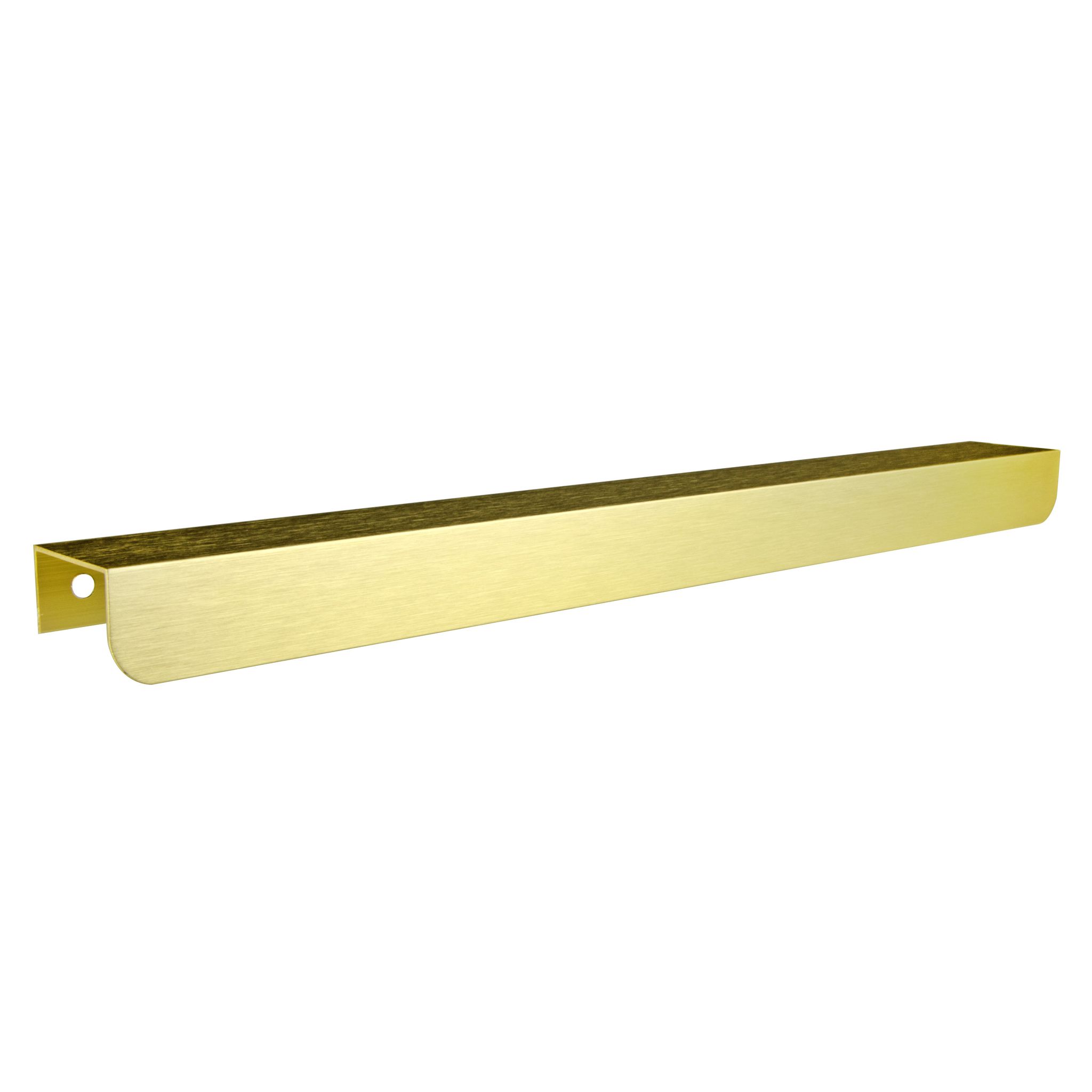 Ua07 Kantengriff Für Möbel, Mattgold, Abgerundet, 212 Mm, Für 32/52 Schrank