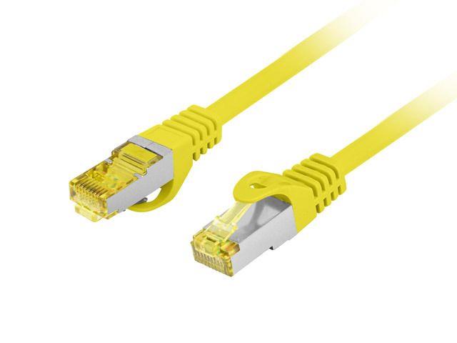 Patchkabel Lanberg S/ftp Kat. 6a 5 M Lszh Cu Fluke Bestanden Gelb