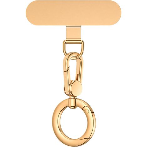 Universeller Metallflicken Für Handy-armband, Federring, 52 Mm X 14 Mm, Gold