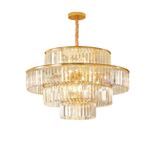 Palazzo - Goldener Kristalllüster 60 Cm 10xe14